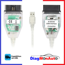 INTERFACE K+DCAN BMW DIAGNOSTIC SCANNER USB OBD2 INPA EDIABAS POUR BMW / MINI