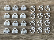 12 x New Genuine IKEA Kvartal Hooks & Gliders originally sold as part 701.886.83