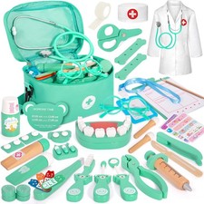 Doctor Suitcase Child Doctor Kit ToysDentist Toys for Kidsave...