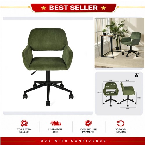 Fauteuil bureau vert - fauteuil,