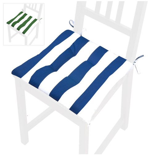 Coussin chaise rayures - chaise,