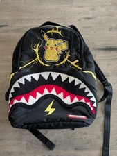 Sprayground Pokémon Pikachu Electric Shark Built-Up Backpack 