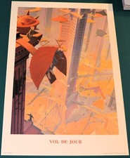 François Schuiten Vol de jour graphic fine art print 68x98 cm 250g/m2