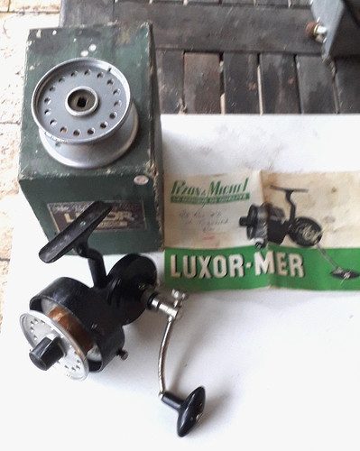 Moulinet pêche ancien - moulinet, de