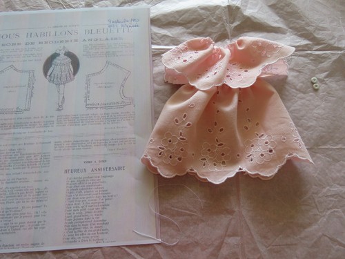 Kit vêtement poupée bleuette - vêtement,