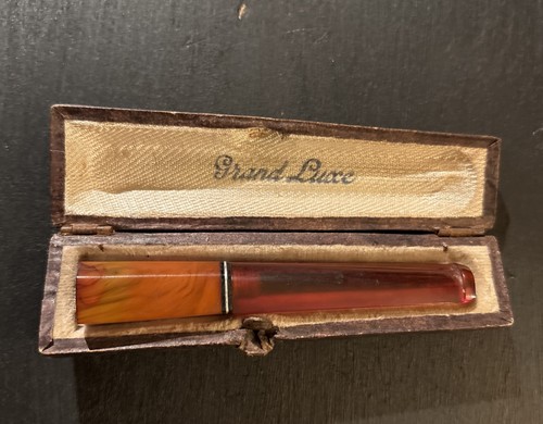 Ancien fume cigare ambre et - en,