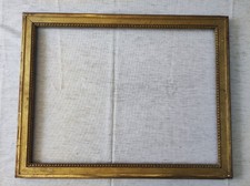 wooden frame gilded wand Louis XVI style foliage 57 cm x 43 old frame engraving