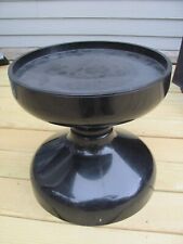Authentic Vintage MCM Italian Atomic "Rocchetto" By Kartell Stool Side Table