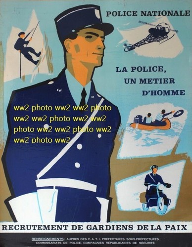 Ww2 photo police paris moto - police,
