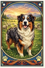 Affiche Poster Chien Berger