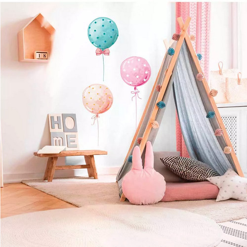 Sticker mural petits - , ballons