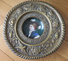 miniature peinte sur