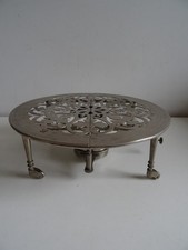 Ancien chauffe plat dessous de