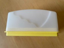 Tupperware - Beurrier pour plaquette de 250 gr - vague jaune