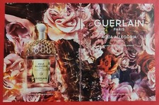 Press advertisement: Aqua Allegoria perfume by GUERLAIN Paris 6 pen MONT BLANC