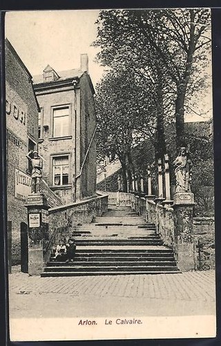 Cpa arlon calvaire - arlon,,