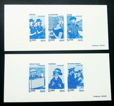 *FREE SHIP France Tintin The Adventures 2007 Comic (Imperf Proof pair) MNH *Rare