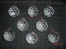 8 pièces - BOULES A FACETTES