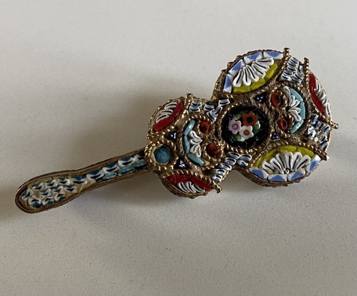 Broche ancienne guitare - ",