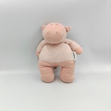 Doudou vache rose rayé Lola