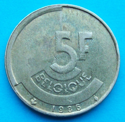 Pièce francs 1986 - 5,