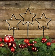 Lot De 3 Étoiles De Noël 60