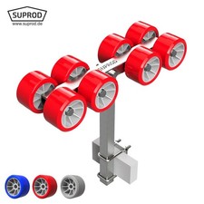 8 fois Rouleaux chariot de