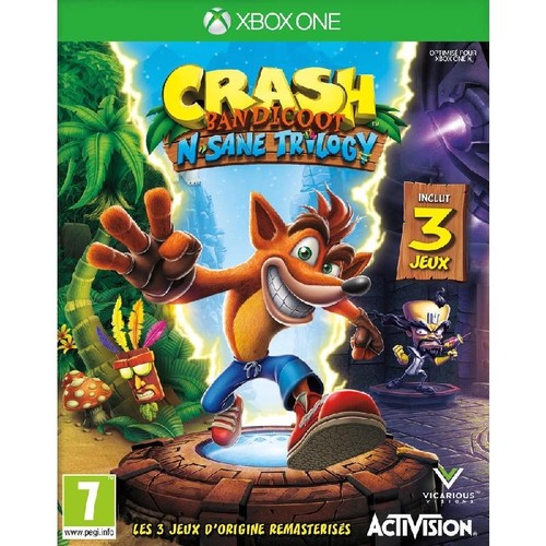 Jeu xbox one crash bandicoot - one,