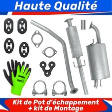 Kit de pot d'échappement pour Daewoo Kalos 1 I Hayon 1.2 1.4 (2002-05/2008)