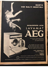 Vintage Advertising Full Page Original Advertising Sheet Aeg Lavamat