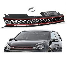 CALANDRE VW GOLF 6 GTI SANS SIGLE VW + 2 CACHE PARECHOC + CAPOT MOTEUR FOURNIT