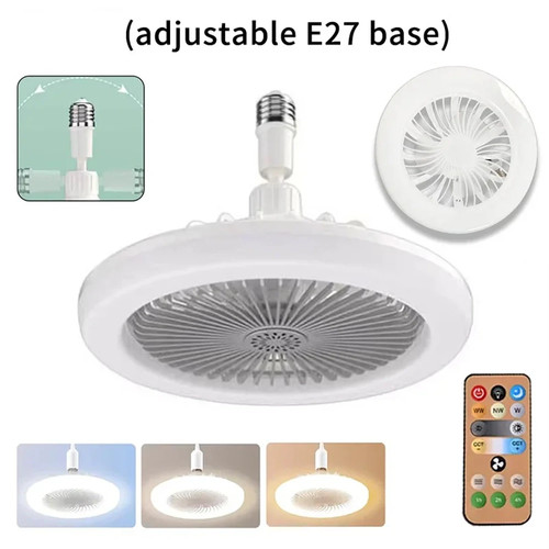 Ventilateur plafond led - led, e27