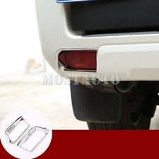 For Toyota Prado FJ150 ABS Chrome Rear Fog Light Lamp Trim Cover 2pcs 2018-2019