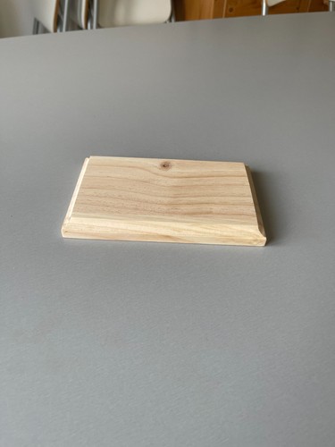 Socle bois brut - bois, pour