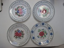 4 assiettes creil montereau