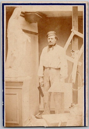 Cdv 1870 tailleur pierre - 1870, de