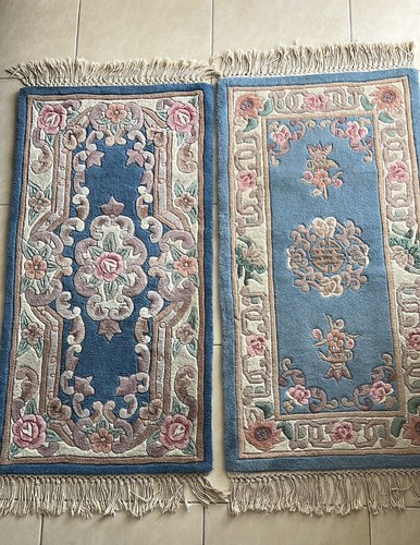 Tapis chinois tientsin pure - chinois,