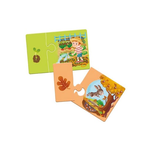 Jeu puzzle educatif saisons - educatif,