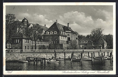 Carte postale kiel résidence - carte,