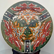 VTG DUTCH SOCIETE CERAMIQUE MAESTRICHT HAND PAINTED ABSTRACT PLATTER c1930 g