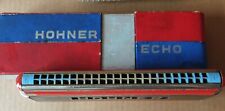 RARE HARMONICA  HOHNER ECHO / 48 TROUS / AVEC BOITE / VINTAGE / ANNÉE 40