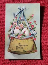 CPA carte gauffré - Joyeuses