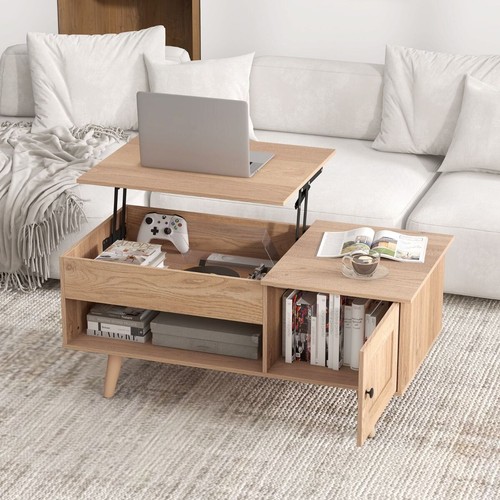 Table basse bois naturel - basse,