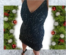 Robe De Soirée Elie TAHARI.  Brodée De Perles, Sequins Et Plumes. Neuve 🏷 345€