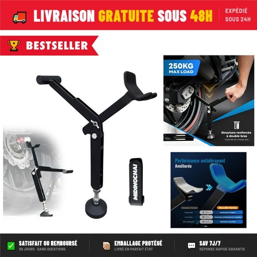 Béquille moto pliable - pliable, lève