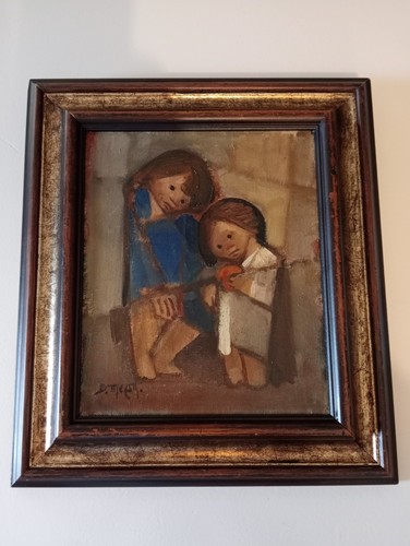 Tableau ancien italien huile - tableau,