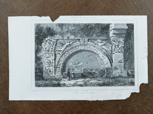 Gravure estampe arc - estampe, de