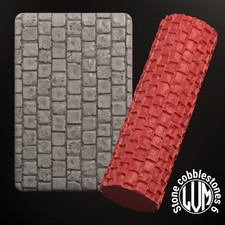 Rouleau de Texture roller Pavés en pierre n°6 Modélisme Wargames Warhammer LVM