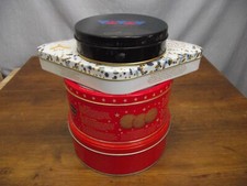 Lot de 4 boites métalliques à gâteaux