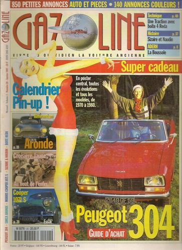 Gazoline peugeot 304 - peugeot,